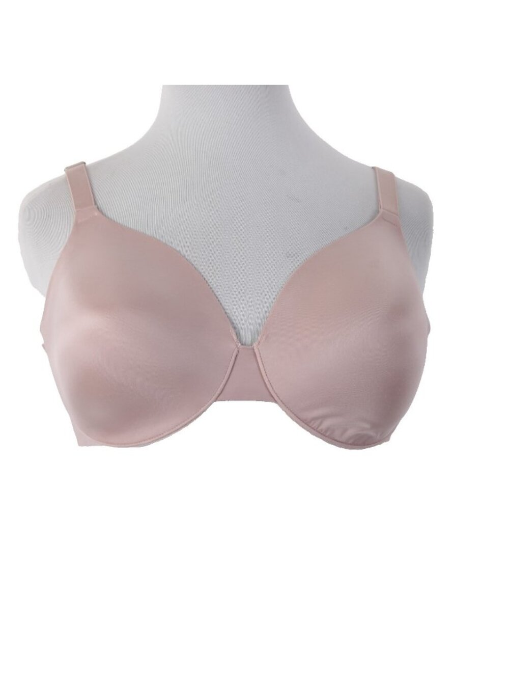 Soma Bra Vanishing Back Sz 38DDD Pink Wired Full Coverage Light Padding Nylon